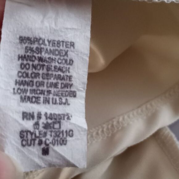 SCOBE IVORY PEPLUM TOP W/EMBELLISHMENTS SZ.M EUC - Picture 7 of 7